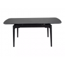 Стол обеденный SIGNAL SENTO черный/черный 120-180/80